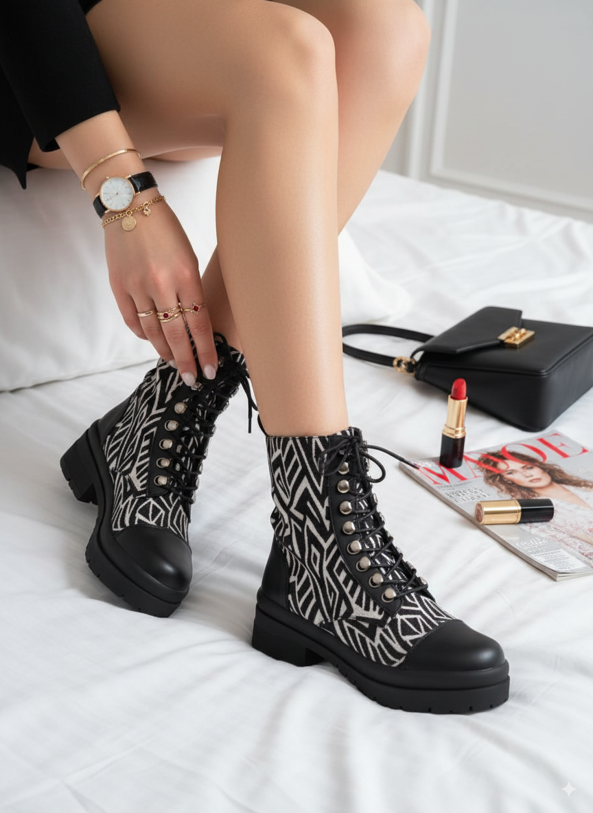 Botín Tribal - Estilo Urbano y Elegante